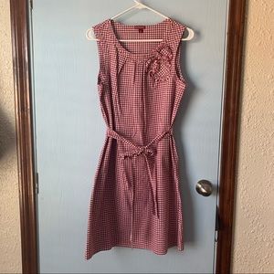 Merona Gingham Midi Belted Shift Dress